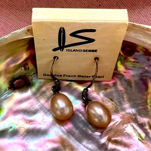 Pink Freshwater Pearl Earrings